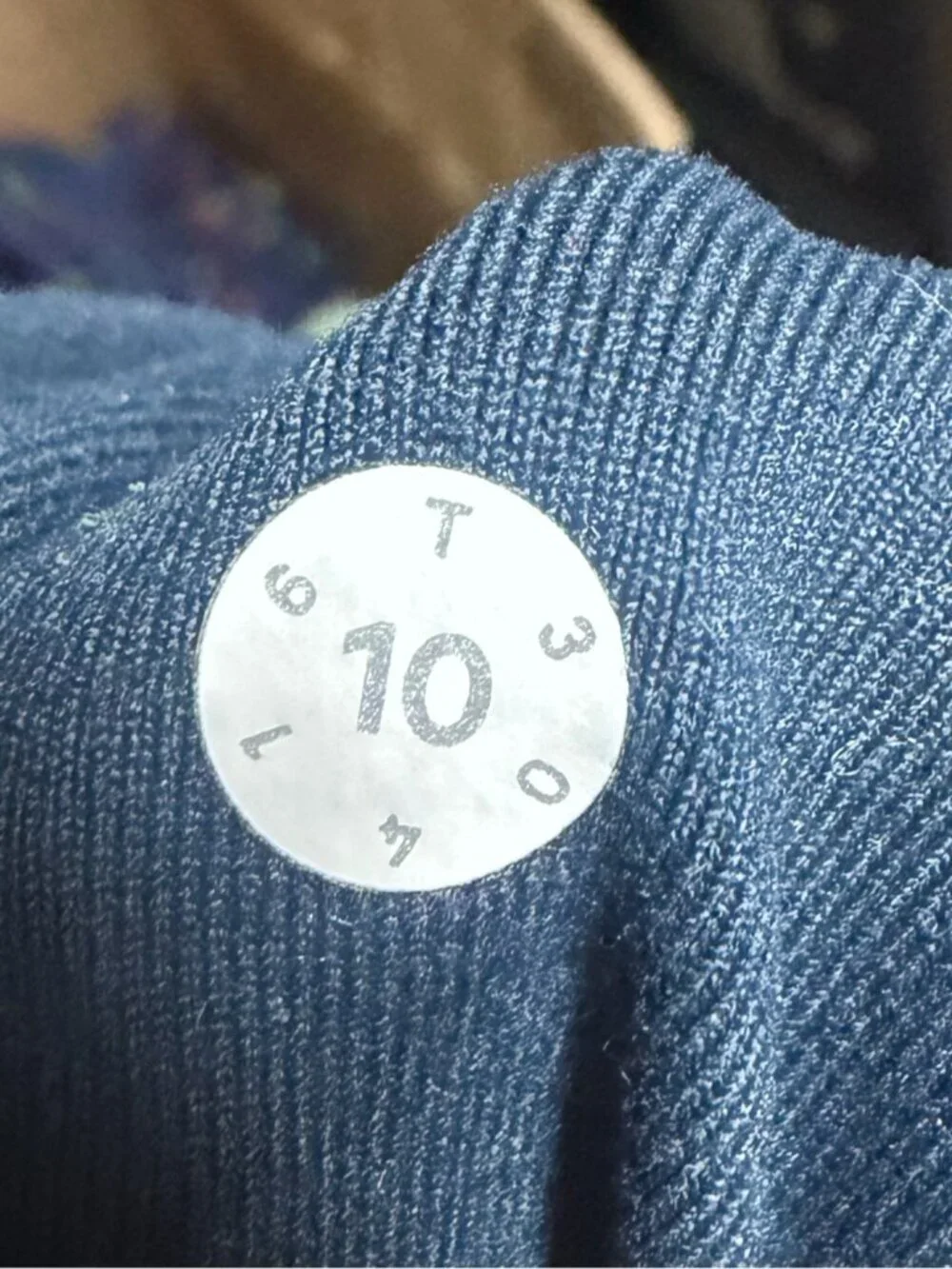 Lululemon Navy Blue Zip Up Athletic Jacket Size 10 Women’s Activewear